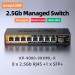 Сетевой коммутатор KeepLiNK KP-9000-9XHML-X, 8x2.5G + 1x10G SFP+, управляемый