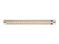 Tripp Lite 48-Port Cat6a Patch Panel Rackmount Shielded Feedthrough RJ45 1U