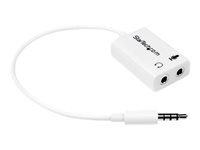 StarTech.com 4 Position to 2x 3 Pin 3.5mm Headset Splitter Adapter
