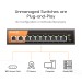 Сетевой коммутатор KeepLiNK KP-9000-208GP, 10 портов Гигабит, 8x PoE