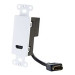 C2G HDMI Pass Through Decorative Wall Plate