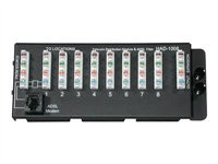 C2G 8 Port 110 IDC Telephone Module with DSL Filter