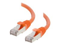 C2G 2ft Cat6 Snagless Shielded (STP) Ethernet Network Patch Cable- Orange