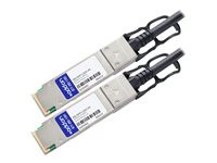 AddOn 1m Brocade Compatible QSFP+ DAC