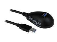 StarTech.com 5 ft Black Desktop USB 3.0 Extension Cable