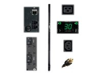 Tripp Lite PDU Monitored 208V/240V 30A 20 C13; 4 C19 L6-30P Vertical 0URM