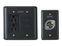 APC AV Black In-Wall Power Filter and Connection Kit