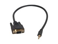 C2G Velocity DB9 Male to 3.5mm Male Adapter Cable