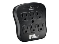 Tripp Lite Surge Protector Wallmount Direct Plug In 120V 6 Outlet 540 Joules Black