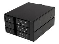 StarTech.com 3 Bay Trayless Hot Swap 3.5" SATA HDD Mobile Rack Backplane