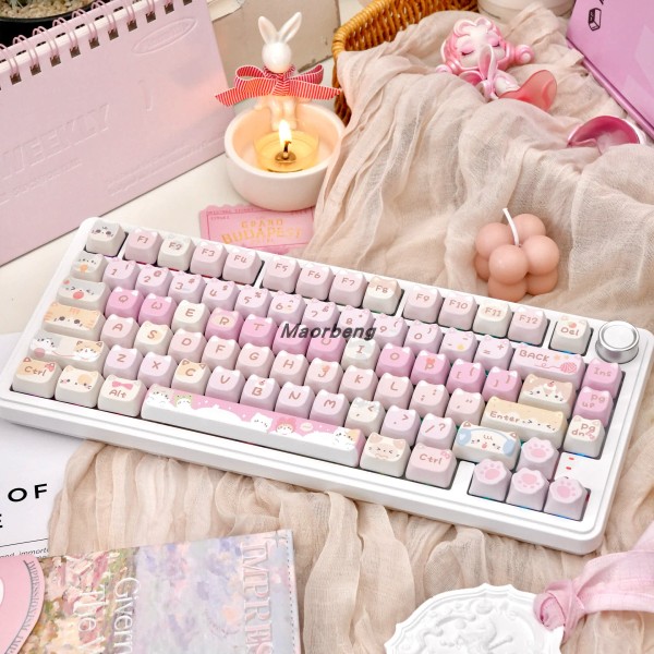 Механическая клавиатура Maorbeng M75 81 клавиша RGB трёхрежимная