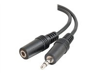 C2G 1.5ft 3.5mm M/F Stereo Audio Extension Cable