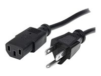 StarTech.com 12 ft Standard Computer Power Cord