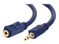 C2G Velocity 100ft Velocity 3.5mm M/F Stereo Audio Extension Cable