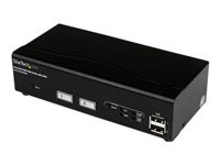 StarTech.com 2 Port USB DVI KVM Switch with DDM Fast Switching and Cables