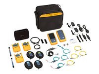 Fluke OptiFiber Pro and CertiFiber Pro Quad Kit with inspection and WiFi adapter