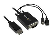 StarTech.com DisplayPort to VGA Adapter Cable with Audio