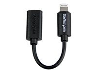 StarTech.com Black Micro USB to Lightning Adapter for iPhone iPod iPad