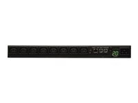 Tripp Lite PDU Monitored 208V-240V 20A C13 8 Outlet L6-20P Horizontal 1URM