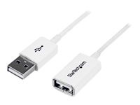 StarTech.com 2m White USB 2.0 Extension Cable A to A