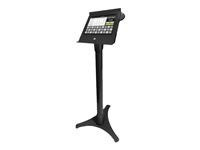 Compulocks iPad Secure Slide POS with Adjustable Floor Stand Kiosk Black