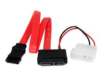 StarTech.com 36in Slimline SATA to SATA with LP4 Power Cable Adapter
