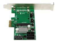 StarTech.com 3 Port PCI Express 2.0 SATA III 6 Gbps RAID Controller Card w/ mSATA Slot and HyperDuo SSD Tiering