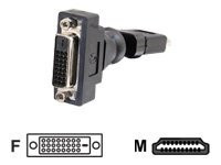 C2G 360° Rotating HDMI to DVI-D Adapter