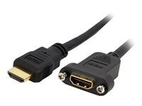 StarTech.com 3 ft Standard HDMI Cable for Panel Mount