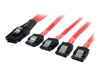 StarTech.com 50cm Serial Attached SCSI SAS Cable SFF-8087 4x Latching SATA