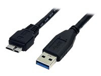 StarTech.com 50cm Black SuperSpeed USB 3.0 Cable A to Micro B