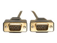 Tripp Lite 10ft VGA Monitor Gold Cable Molded Shielded HD15 M/M 10'