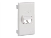 Panduit MINI-COM Ultimate ID Sloped Snap-on Faceplate