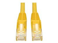 Tripp Lite 15ft Cat6 Gigabit Snagless Molded Patch Cable RJ45 M/M Yellow 15'