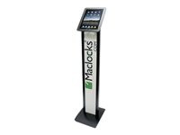 Compulocks iPad Secure Executive Enclosure with BrandMe Floor Stand Kiosk Black