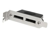 StarTech.com 2 Port Low Profile SATA to eSATA Plate Adapter