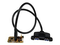 StarTech.com 2 Port SuperSpeed Mini PCI Express USB 3.0 Adapter Card w/ Bracket Kit