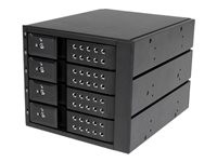 StarTech.com 4 Bay Aluminum Trayless Hot Swap Mobile Rack Backplane for 3.5in SAS II/SATA III
