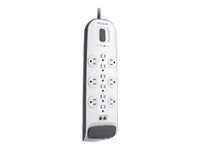 Belkin 12-outlet Surge Protector with 8 ft Power Cord and Ethernet, Cable/Satellite and Telephone Protection