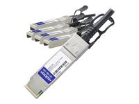 AddOn 2m Extreme Compatible QSFP+ Breakout DAC