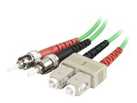 C2G 2m SC-ST 62.5/125 OM1 Duplex Multimode PVC Fiber Optic Cable
