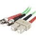 C2G 2m SC-ST 62.5/125 OM1 Duplex Multimode PVC Fiber Optic Cable