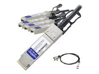 AddOn 3m Juniper Compatible QSFP+ Breakout DAC