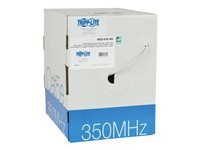 Tripp Lite 1000ft PVC CMR CAT5E CAT5 SOLID UTP BULK CABLE WHITE 1000'