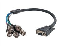 C2G Premium VGA Female to RGBHV (5-BNC) Male Video Cable