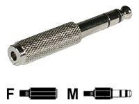 C2G 6.3mm (1/4in) Stereo Male to 3.5mm Stereo Female Adapter