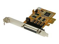 StarTech.com 4 Port PCI Express (PCIe) RS232 Serial Card w/ Power and ESD