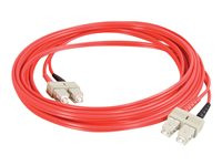 C2G 10m SC-SC 62.5/125 OM1 Duplex Multimode PVC Fiber Optic Cable