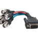 C2G Premium VGA Male to RGBHV (5-BNC) Female Video Cable