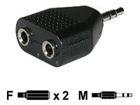 C2G 3.5mm Stereo Male to Dual 3.5mm Stereo Female Adapter